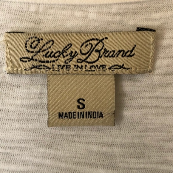 Lucky Brand Tank Top Embroidered White Women’s S - Picture 4 of 5